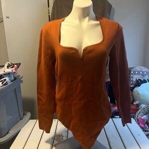 Abercrombie & Fitch Orange Bodysuit